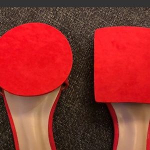 Square and circle feature like jacquemus shoes